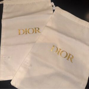 DIOR dust bags